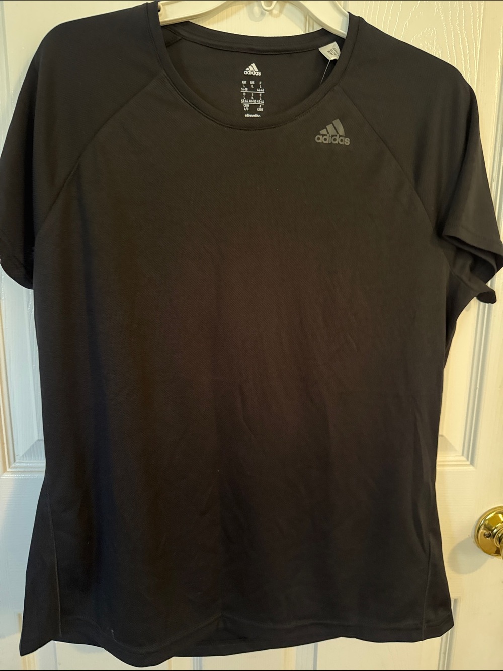 adidas Black Men's Active Short Sleeve Polo